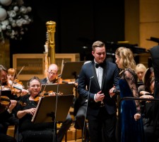 New Year's concert with Slovenian Philharmonic Orchestra and Philipp von Steinaecker; Photo by Simon Pelko